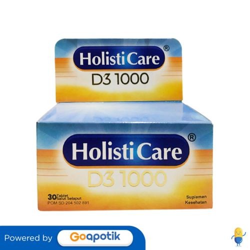 Holisticare D3 1000 Botol 30 Tablet