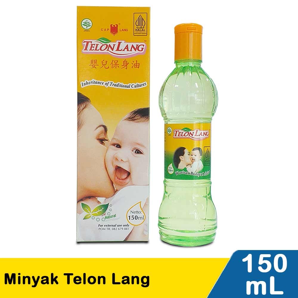 CAP LANG MINYAK TELON LANG NATURAL 150mL