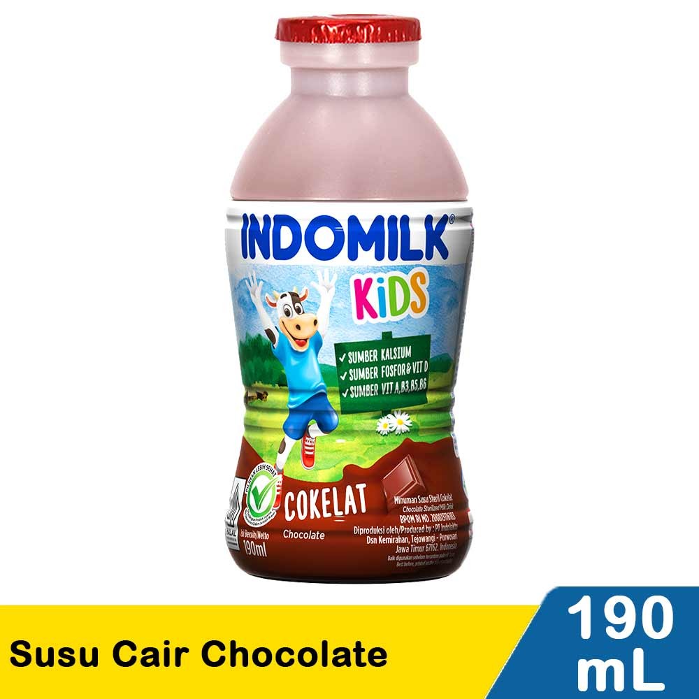 INDOMILK SUSU CAIR CHOCOLATE 190mL