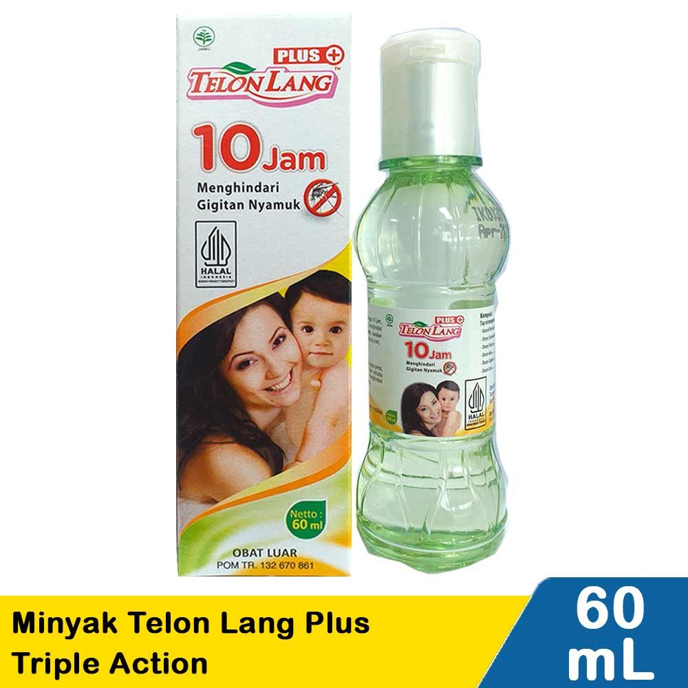 CAP LANG MINYAK TELON LANG PLUS TRIPLE ACTION 60mL