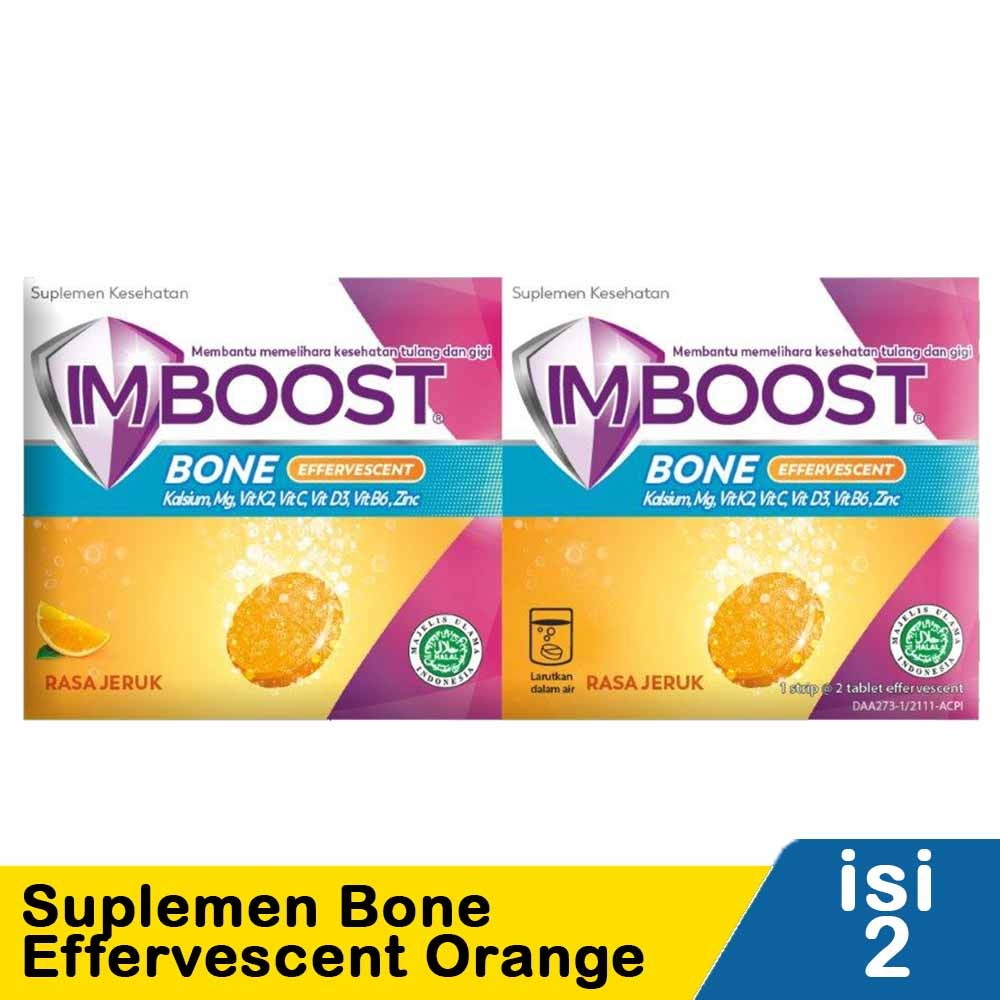 IM-BOOST BONE EFFERVESCENT ORANGE 2'S