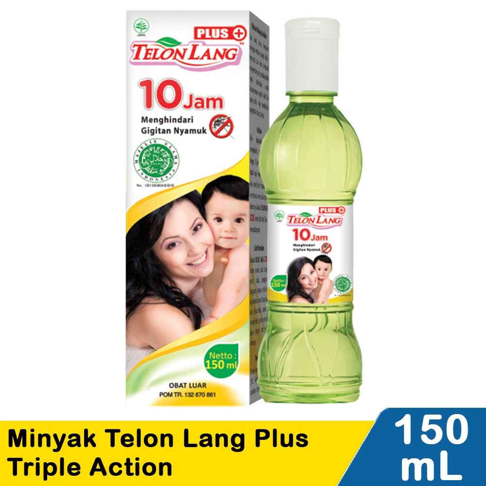 CAP LANG MINYAK TELON LANG PLUS TRIPLE ACTION 150mL
