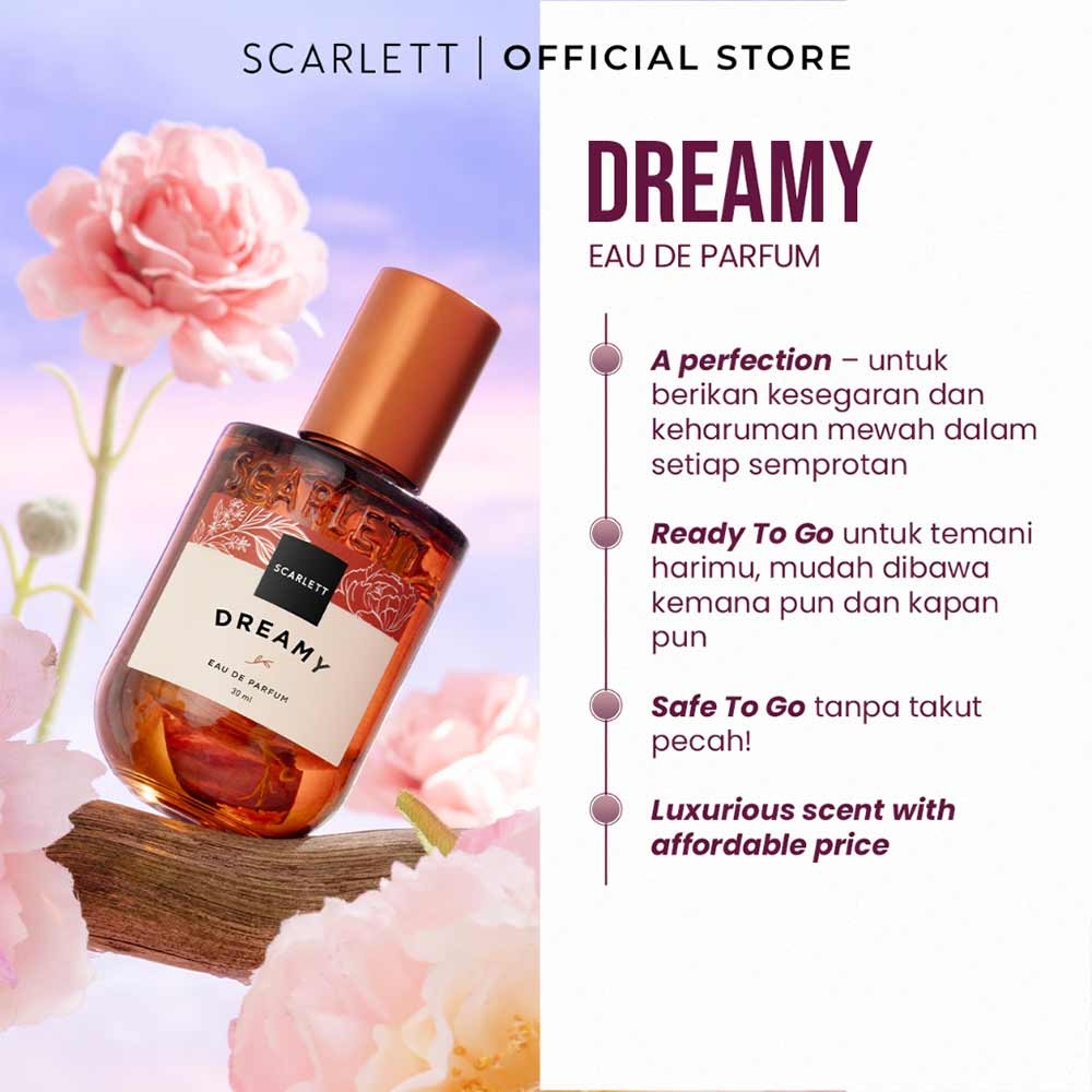 SCARLETT EAU DE PARFUME DREAMY 30mL