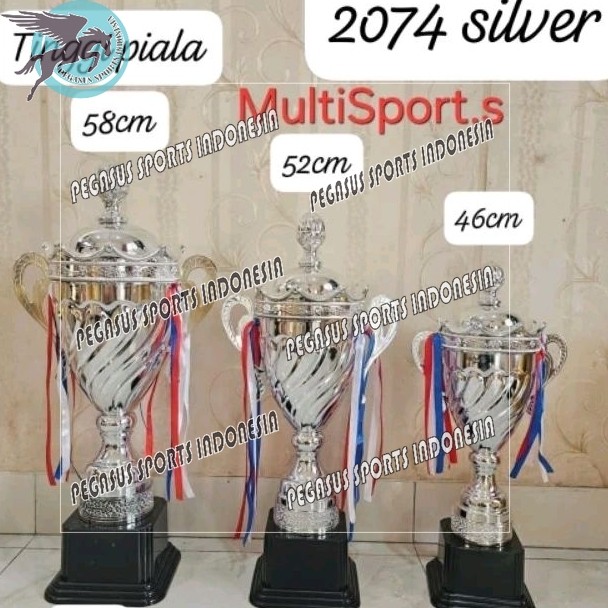 PIALA TROPHY IMPORT LOGAM 2074  SILVER