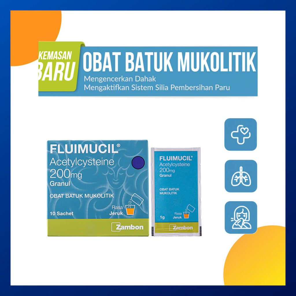 FLUIMUCIL 1 SACHET @ 1 G