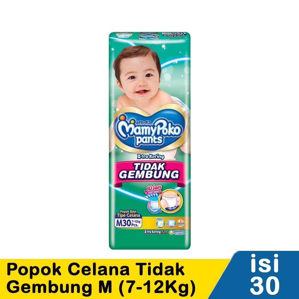 MAMY POKO PANTS STANDAR 30'S TIDAK GEMBUNG MEDIUM