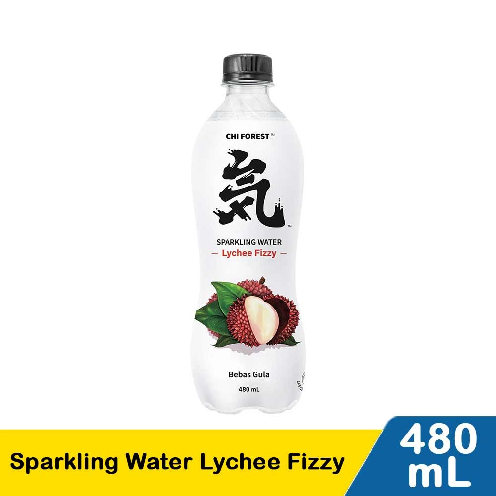 CHI FOREST SPARKLING WATER LYCHEE FIZZY 480mL