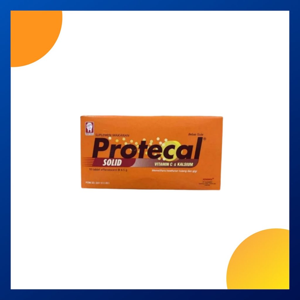 Protecal Solid Box 10 Tablet Effervescent