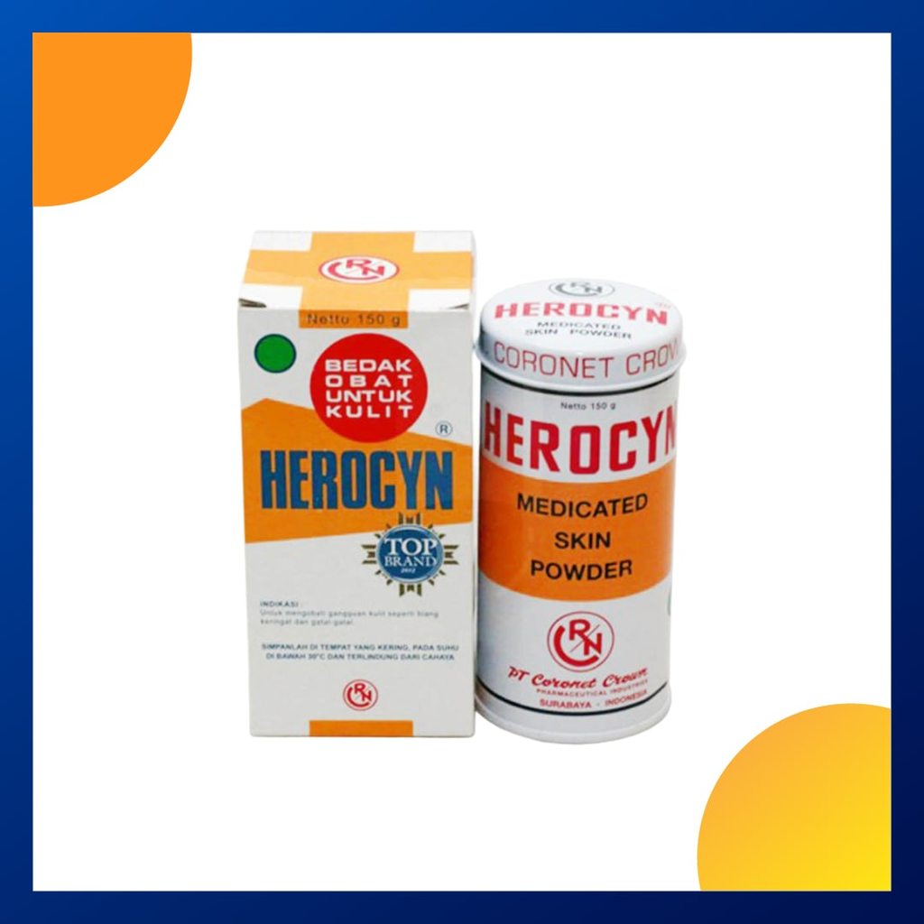 Herocyn Bedak Dewasa 75 Gram Botol