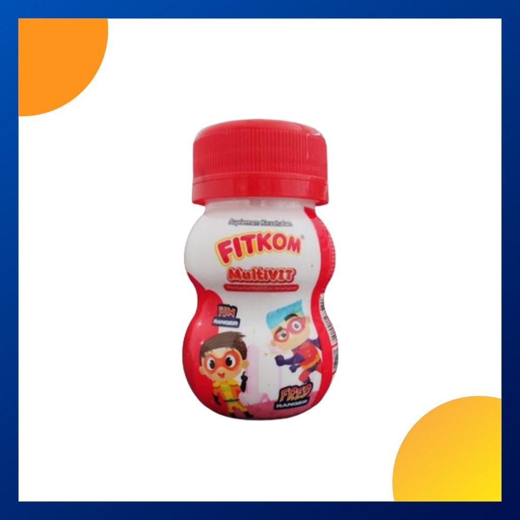 Fitkom Rasa Strawberry Botol 21 Tablet