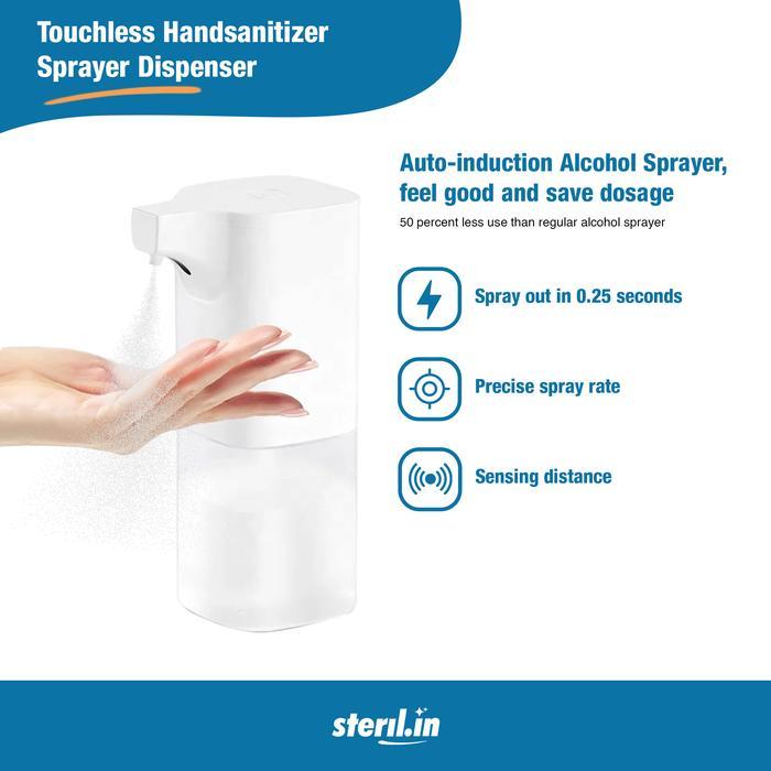 TOUCHLESS HAND SANITIZER AUTOMATIC SPRAYER DISPENSER SENSOR OTOMATIS