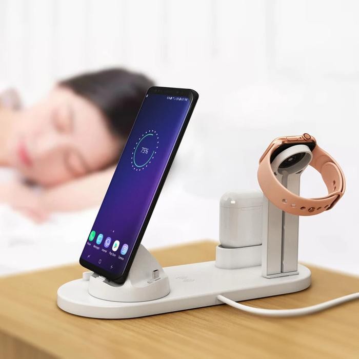 Wireless Charger Charging Docking iPhone Watch Apple Android 3in1