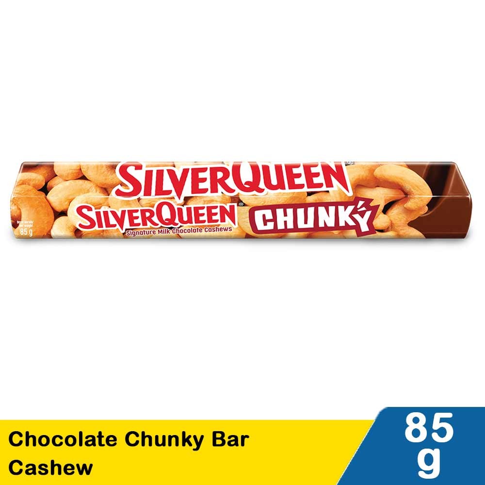 SILVER QUEEN CHOCOLATE CHUNKY BAR CASHEW 85g