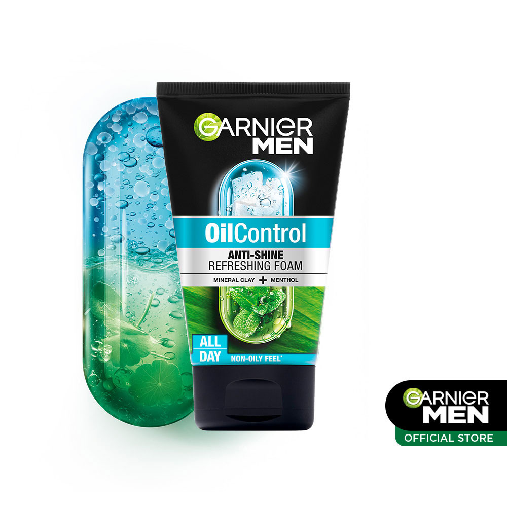 GARNIER MEN TURBO LIGHT OIL CONTROL COOLING FOAM 100mL