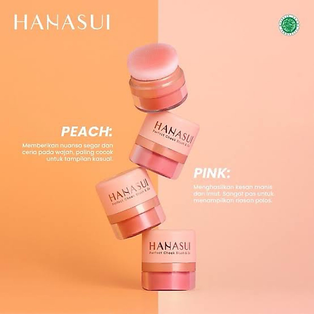 Hanasui perfect cheek blush & go