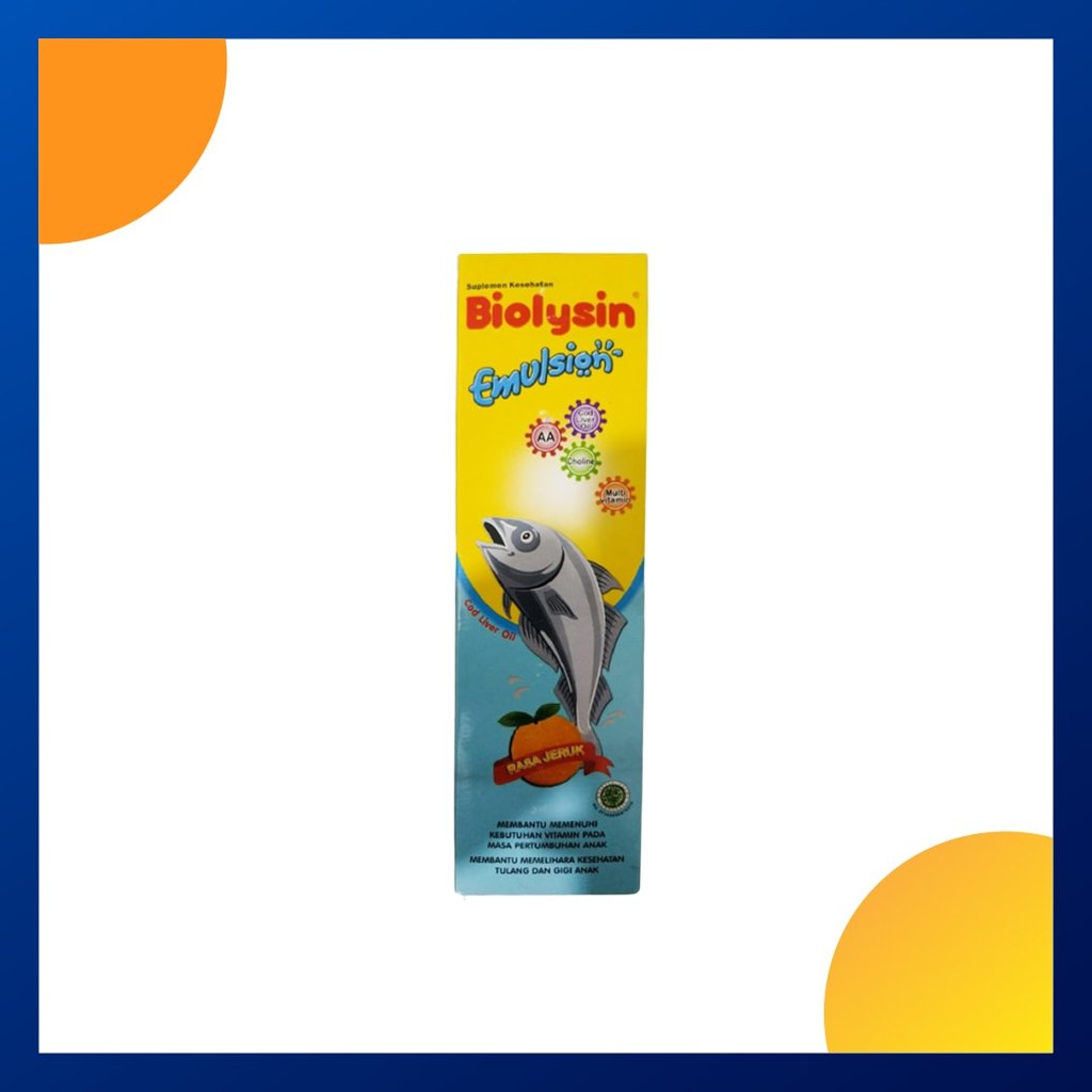 Biolysin Emulsion Rasa Jeruk 250 Ml Botol