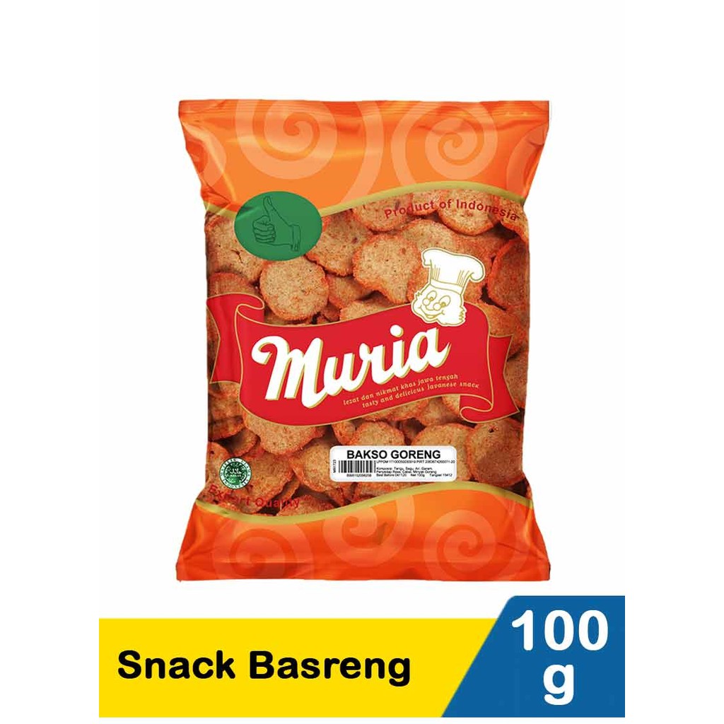 MURIA SNACK BASRENG BALADO 100g