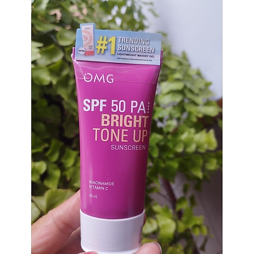 OMGspf50SPA++++Bright toneupsunscreeninstantbright