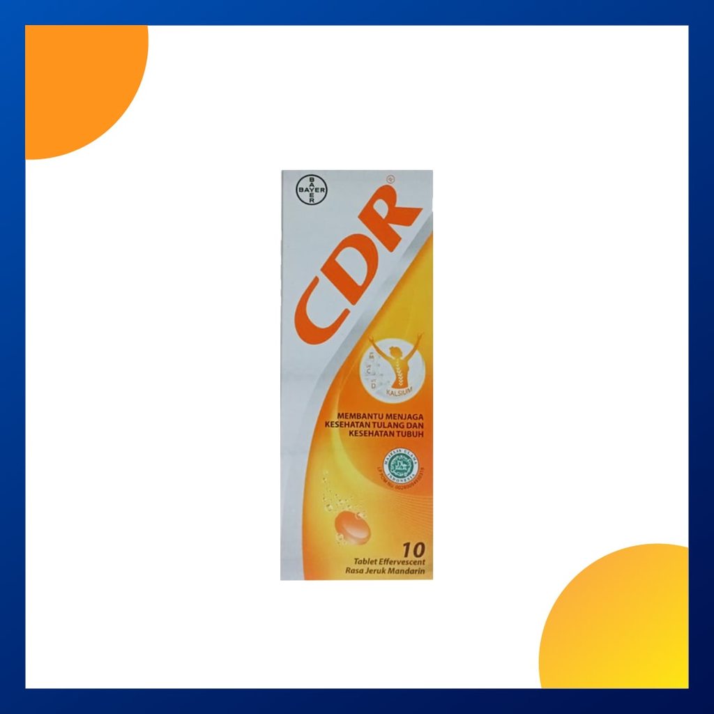 Cdr Rasa Jeruk Mandarin Tube 10 Tablet