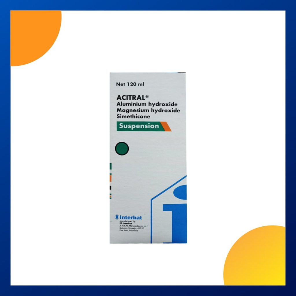 ACITRAL SIRUP 1 BOTOL @ 120 ML