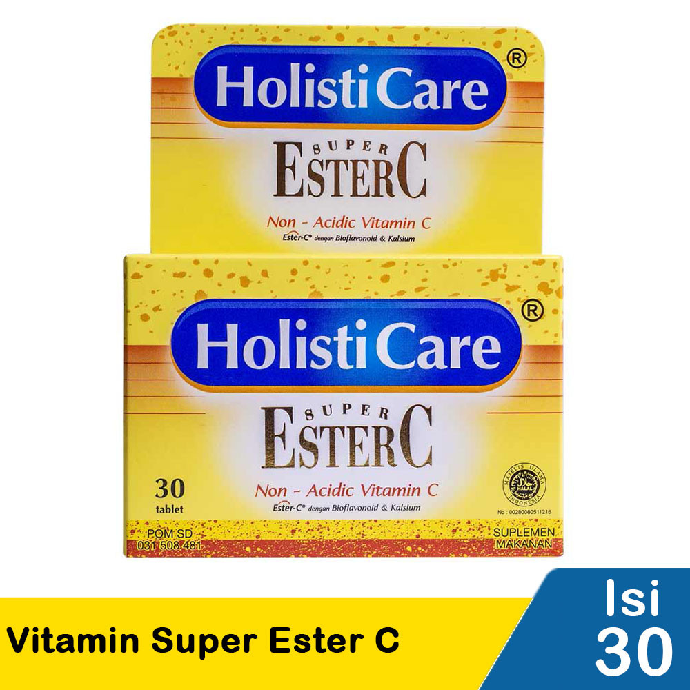 HOLISTICARE VITAMIN SUPER ESTER C 30'S