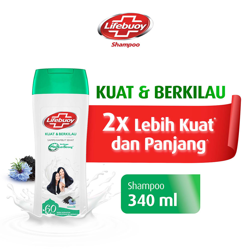 LIFEBUOY SHAMPOO STRONG & SHINY 340mL