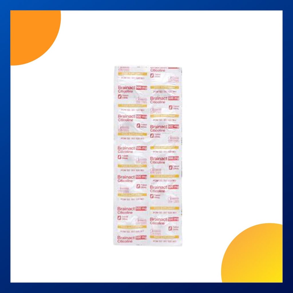 Brainact 500 Mg Strip 10 Tablet