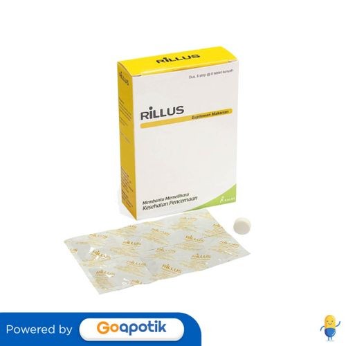 Rillus Box Isi 30 Tablet Kunyah