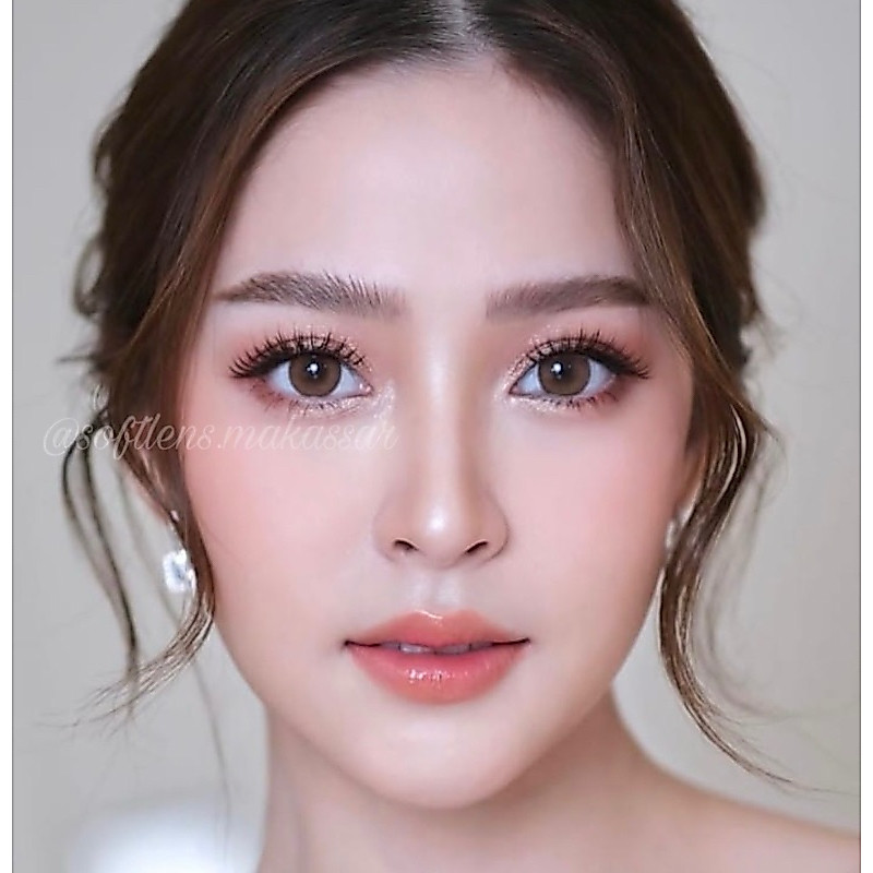 Softlens Premium Hazel Normal & bisa BEDA MINUS