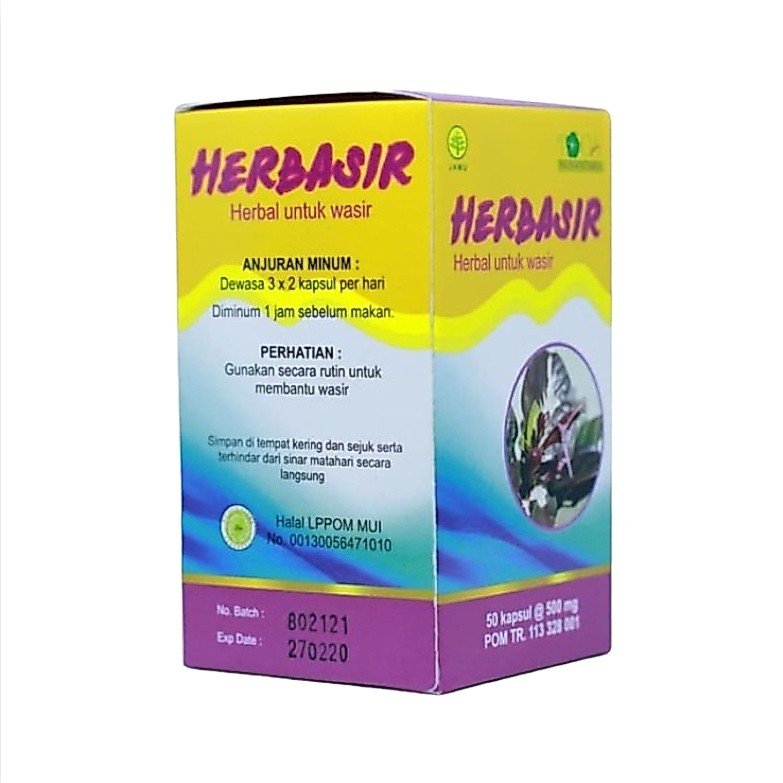 Kapsul HERBASIR Herbal untuk Wasir