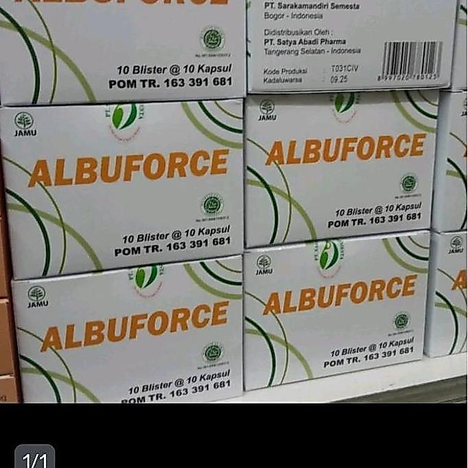 Albuforce Box isi 10 Strip x 10 kapsul