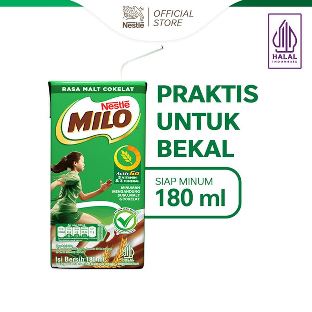 MILO HEALTY DRINK UHT ACTIV-GO 180mL