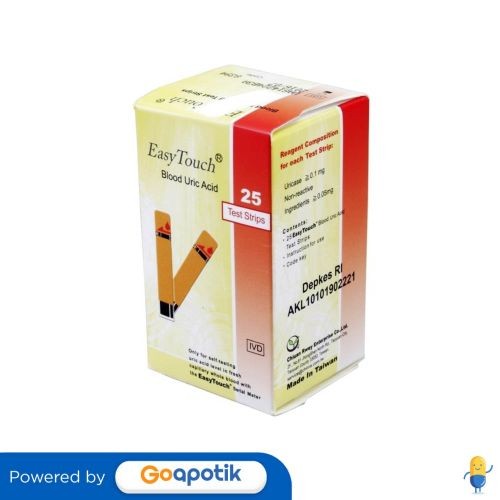 Easy Touch Uric Acid Test Strip Box 25 Pcs