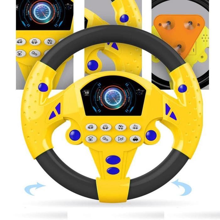 Mainan Setir-Setiran Mobil - Kuning