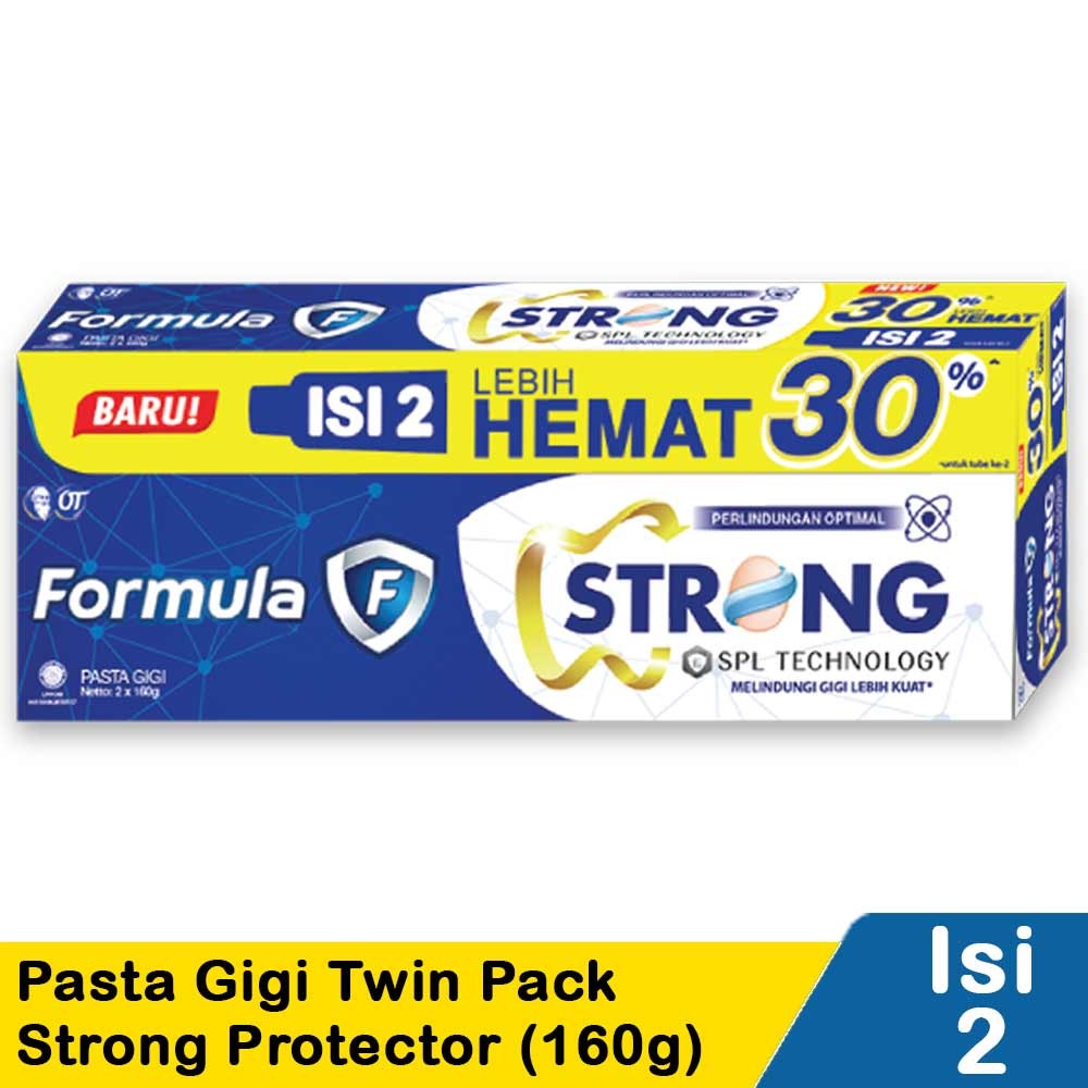 FORMULA PASTA GIGI TWIN PACK STRONG PROTECTOR 2x160g