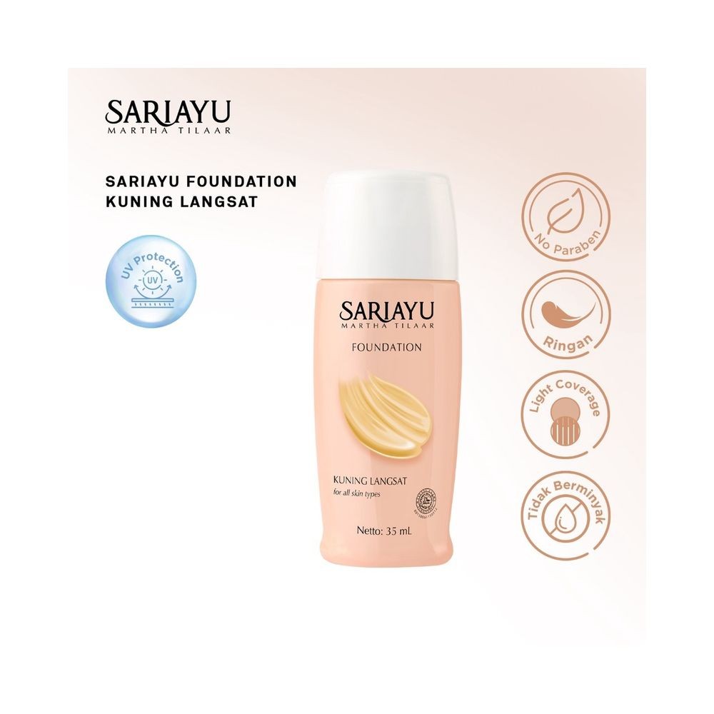 SARI AYU FOUNDATION KUNING LANGSAT 35mL