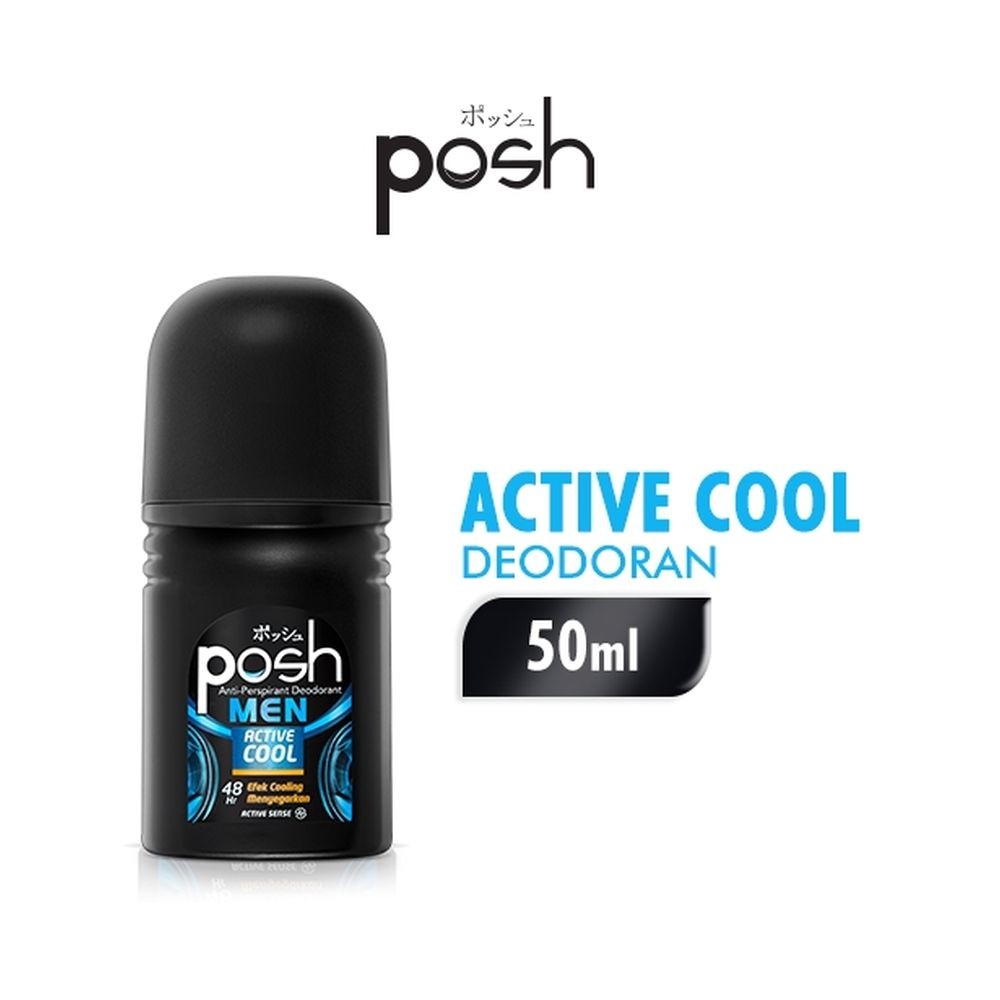 POSH MEN DEO ROLL ON ACTIVE COOL 50mL