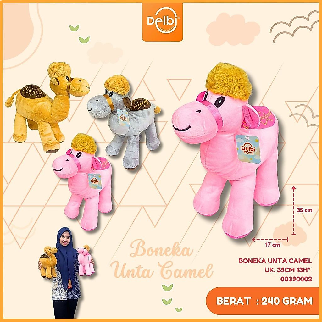 Boneka Unta Camel UK. 35cm 13H"