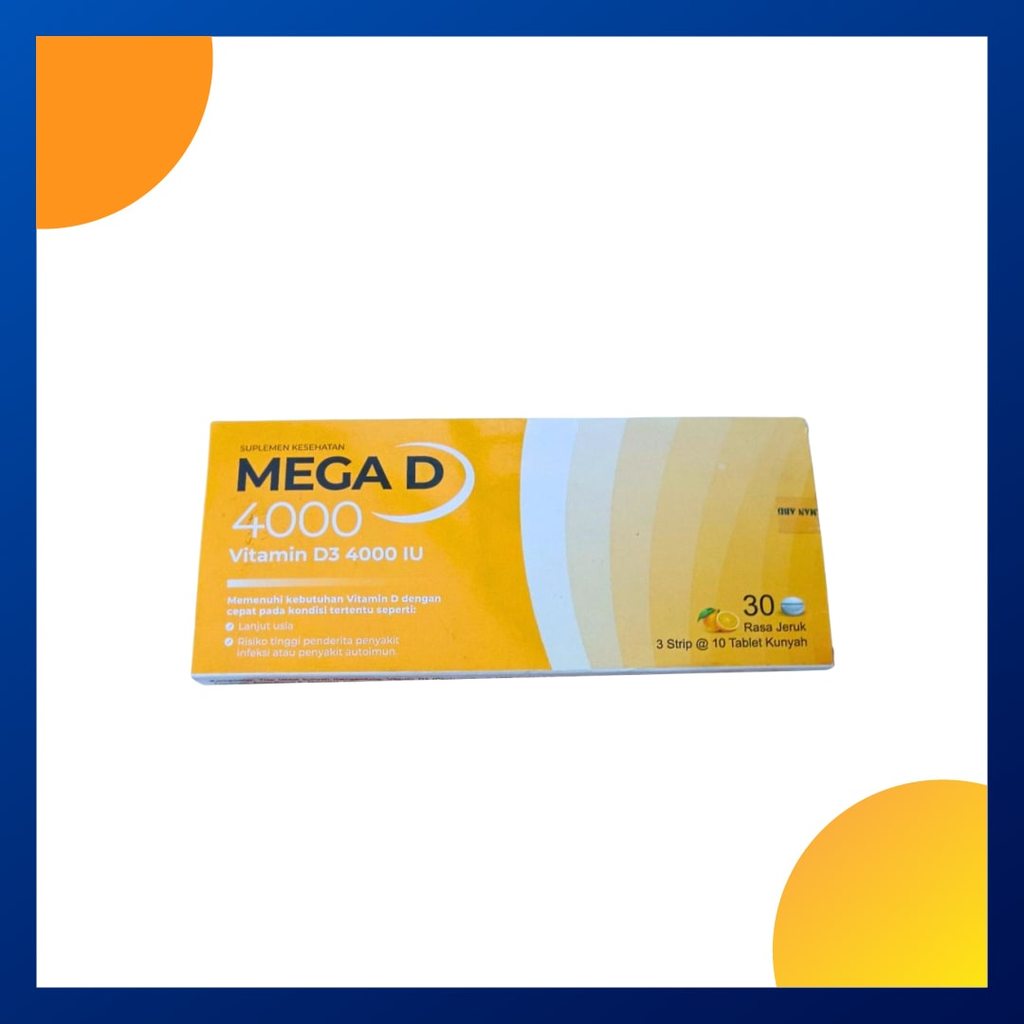 Mega D 4000 Box Isi 30 Tablet