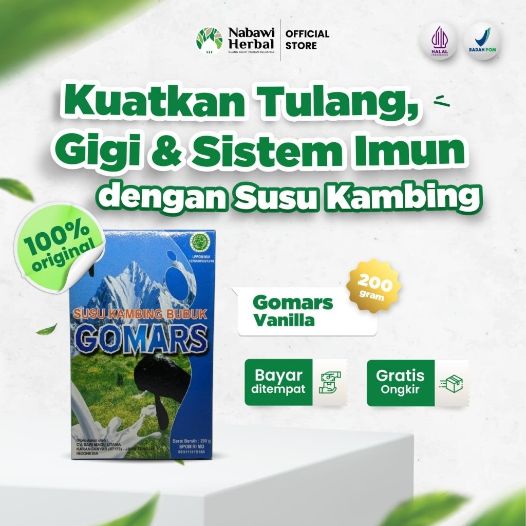 GOMARS - Susu Kambing Bubuk Etawa 200gr