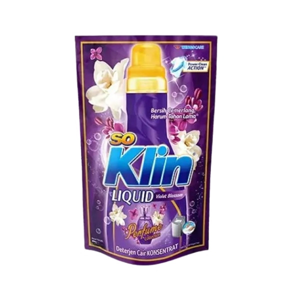 SOKLIN LIQUID DETERJEN VIOLET POUCH 700 ML