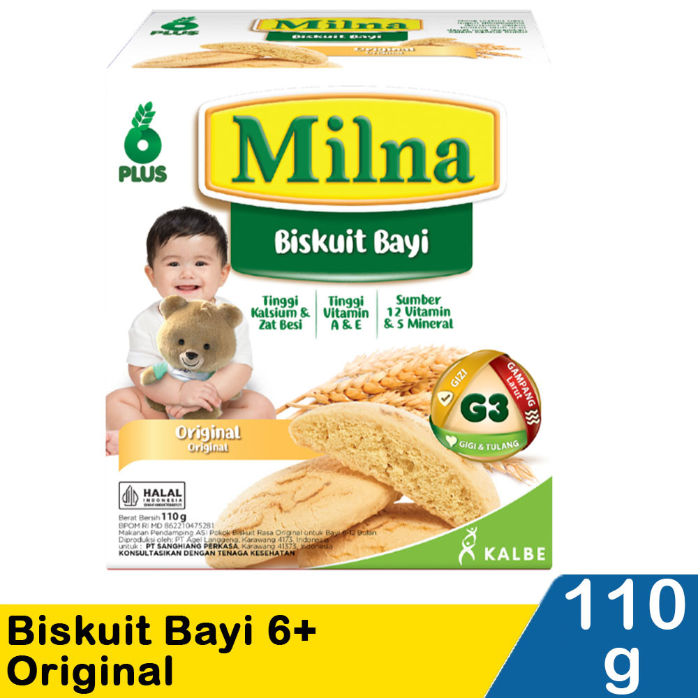 MILNA BISCUIT BAYI 6+ ORIGINAL 110g