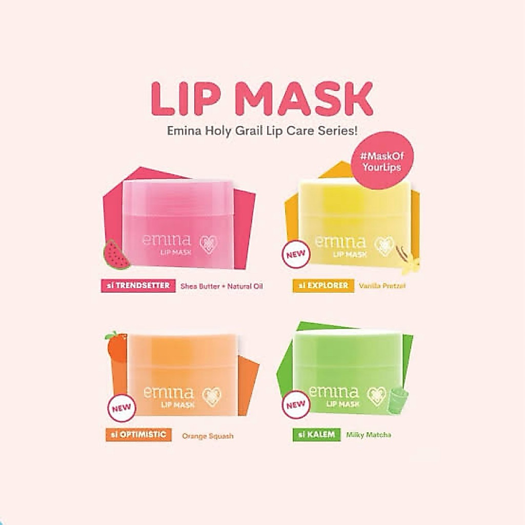 Emina lip mask bright,plumpy,bouncy