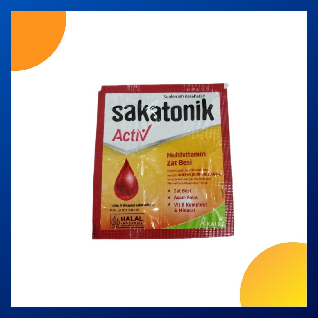 Sakatonik Activ Strip 6 Kaplet