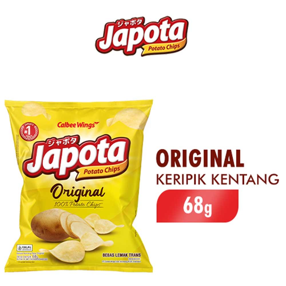 JAPOTA POTATO CHIPS ORIGINAL 68g