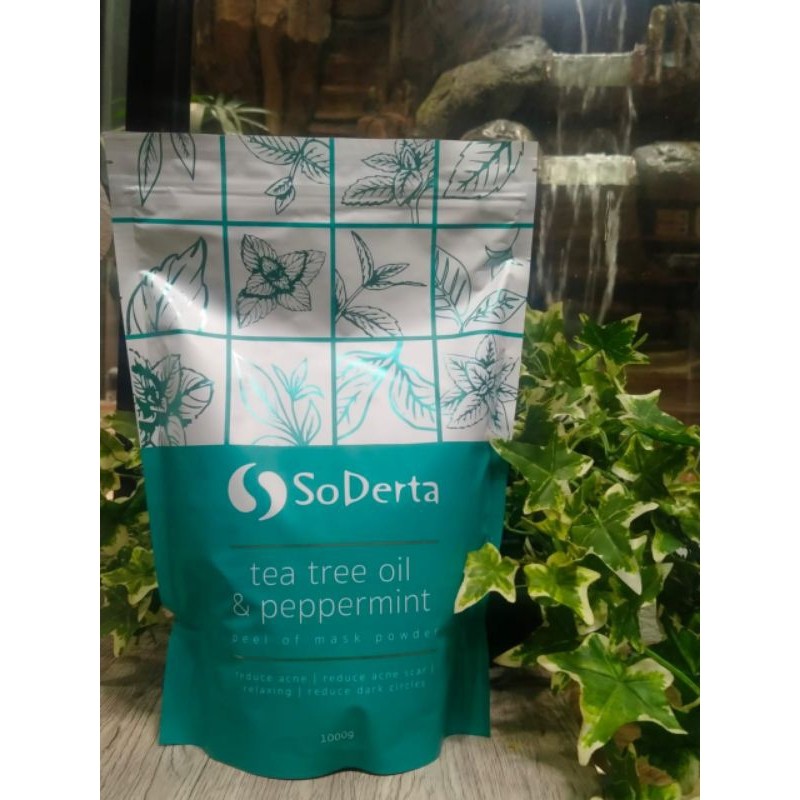 Masker Soderta Tea Tree Oil & Peppermint