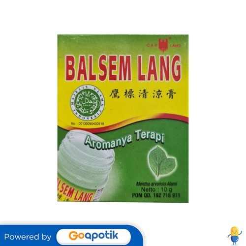 Cap Lang Balsem Isi 10 Gram Pot