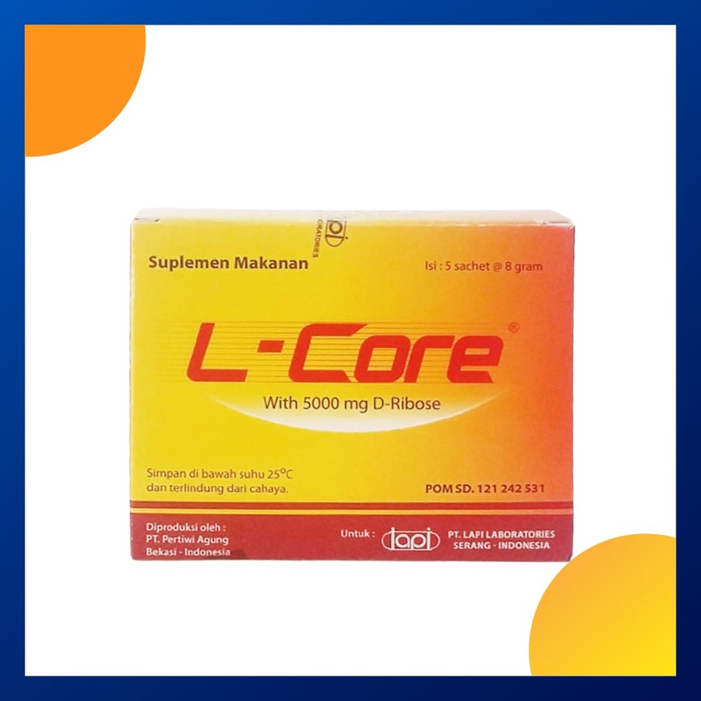 L-Core Serbuk 8 Gram Box 5 Sachet