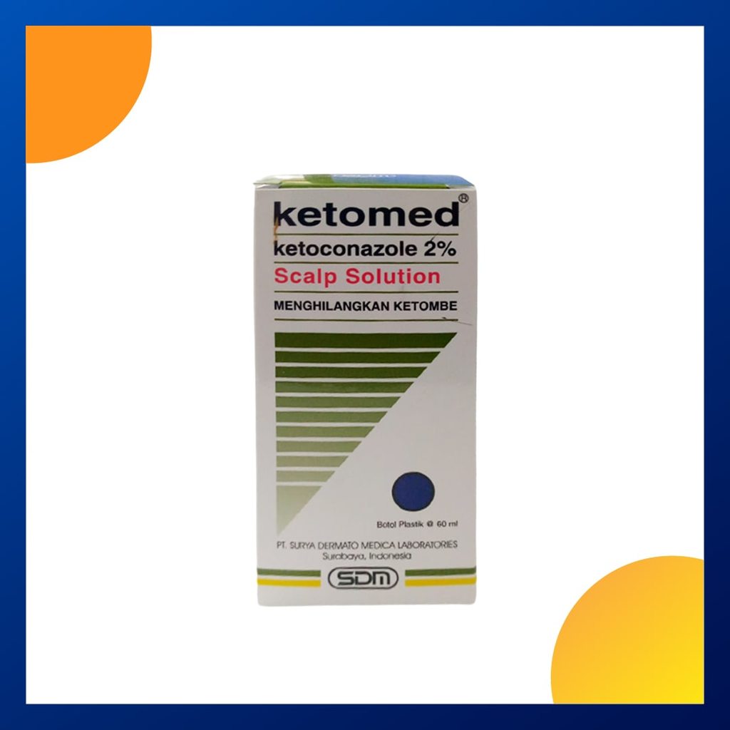 KETOMED SCALP SOLUTION 1 BOTOL @ 60 ML