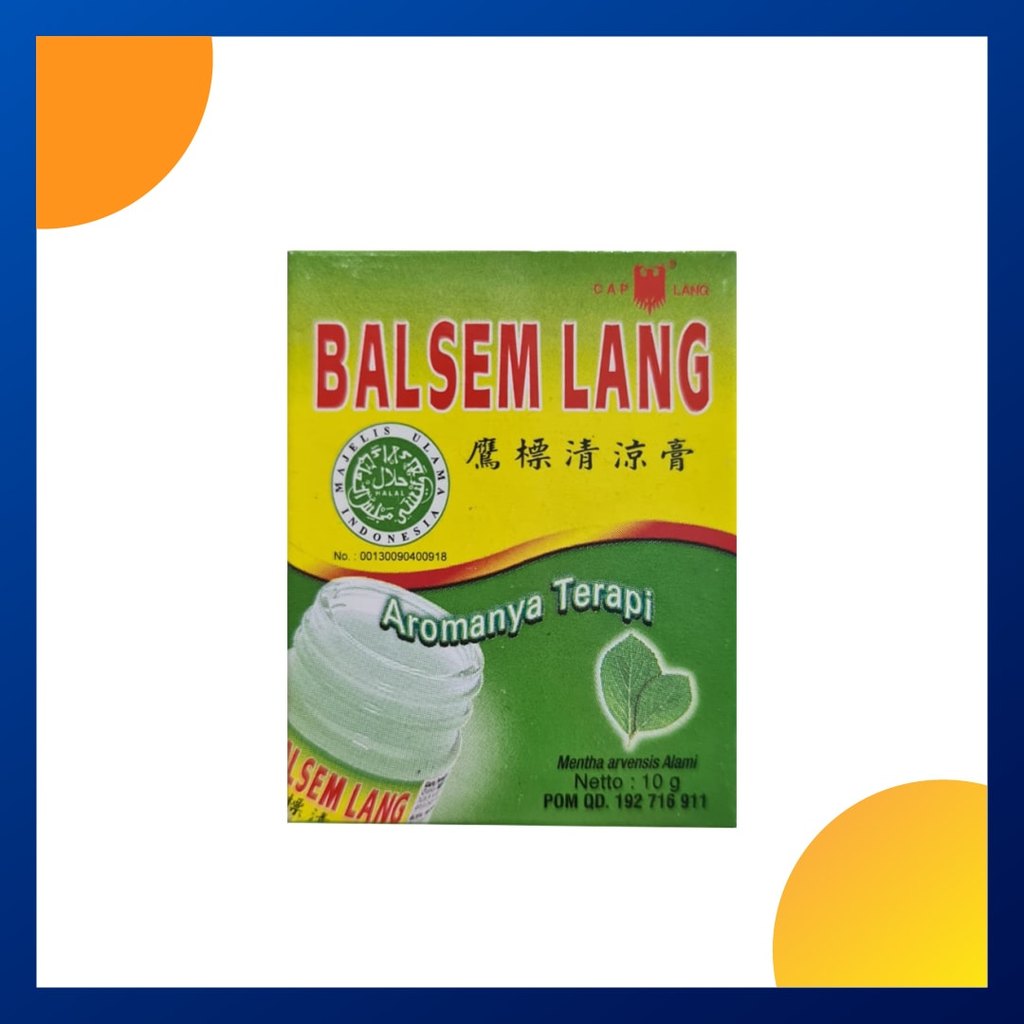 Cap Lang Balsem Isi 10 Gram Pot